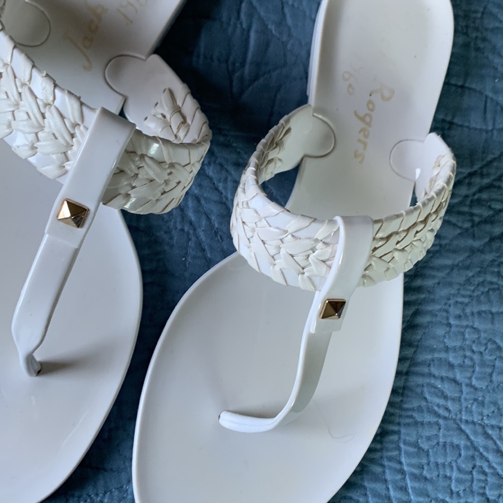 Jack Rogers tinsley jelly t-strap sandals size7 - Picture 3 of 8